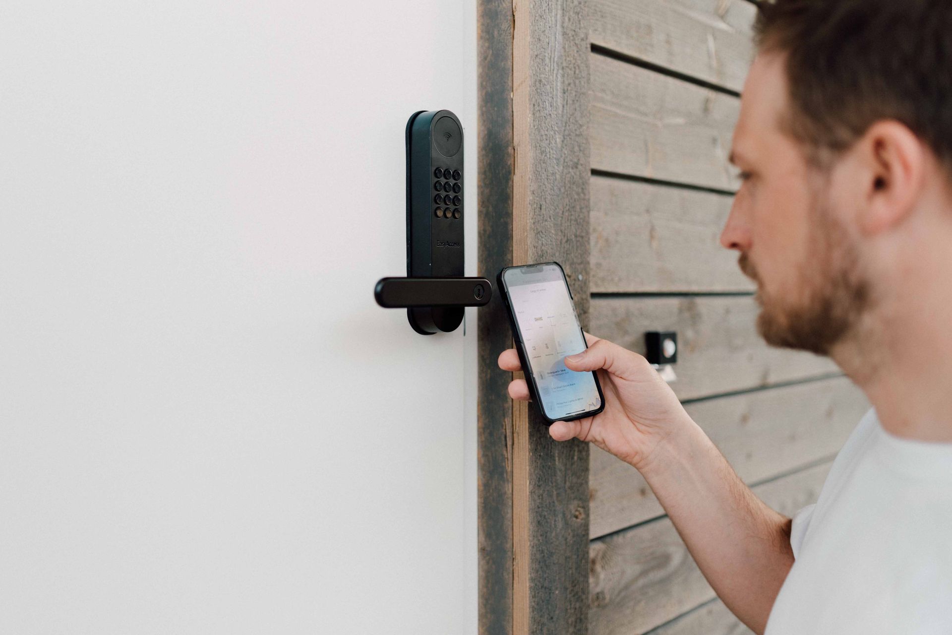 [HKIT100201] Nimly Smart Lock Code Black med Trådløs Modul